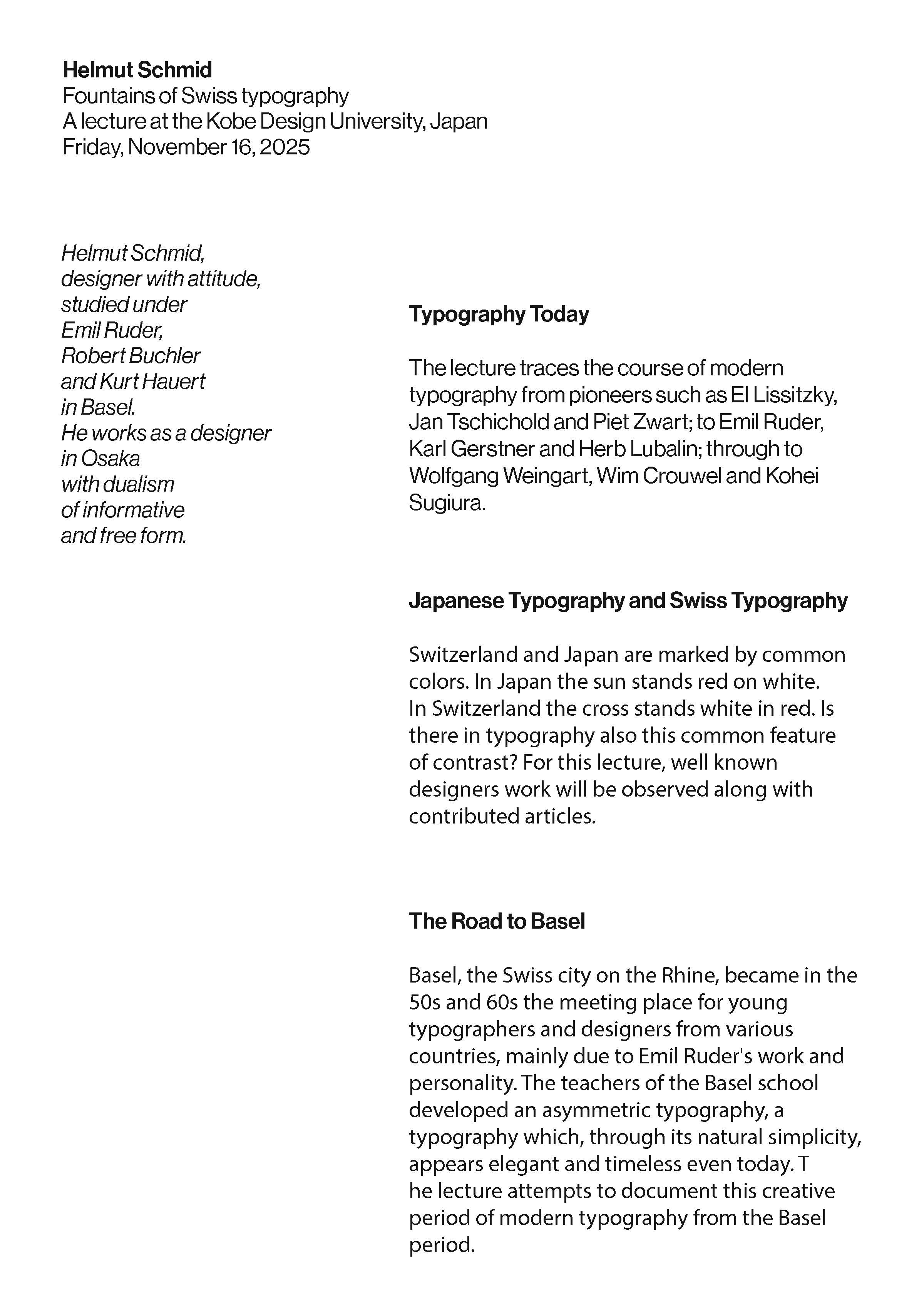 Helmut Schmid Poster 4