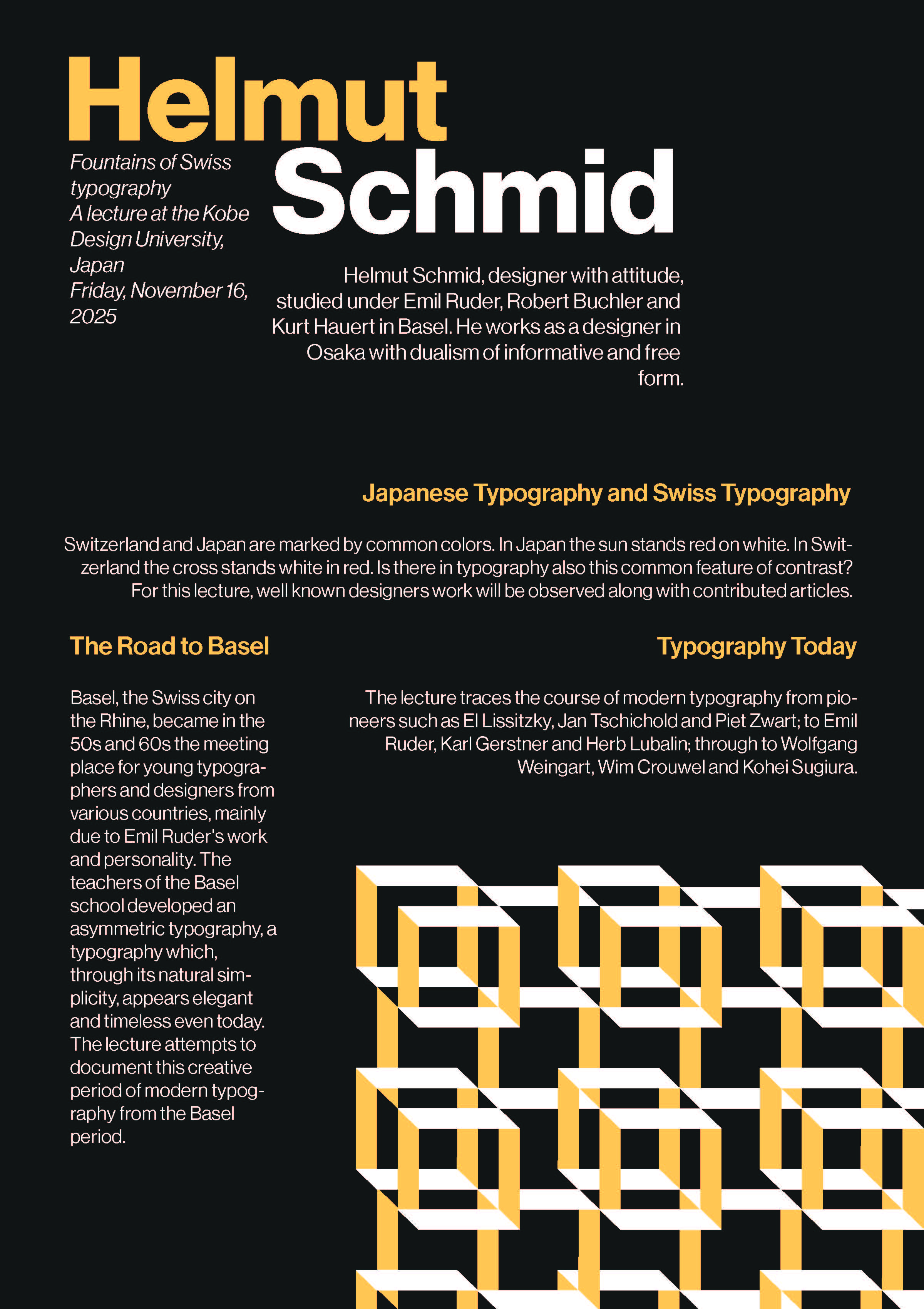 Helmut Schmid Poster 2