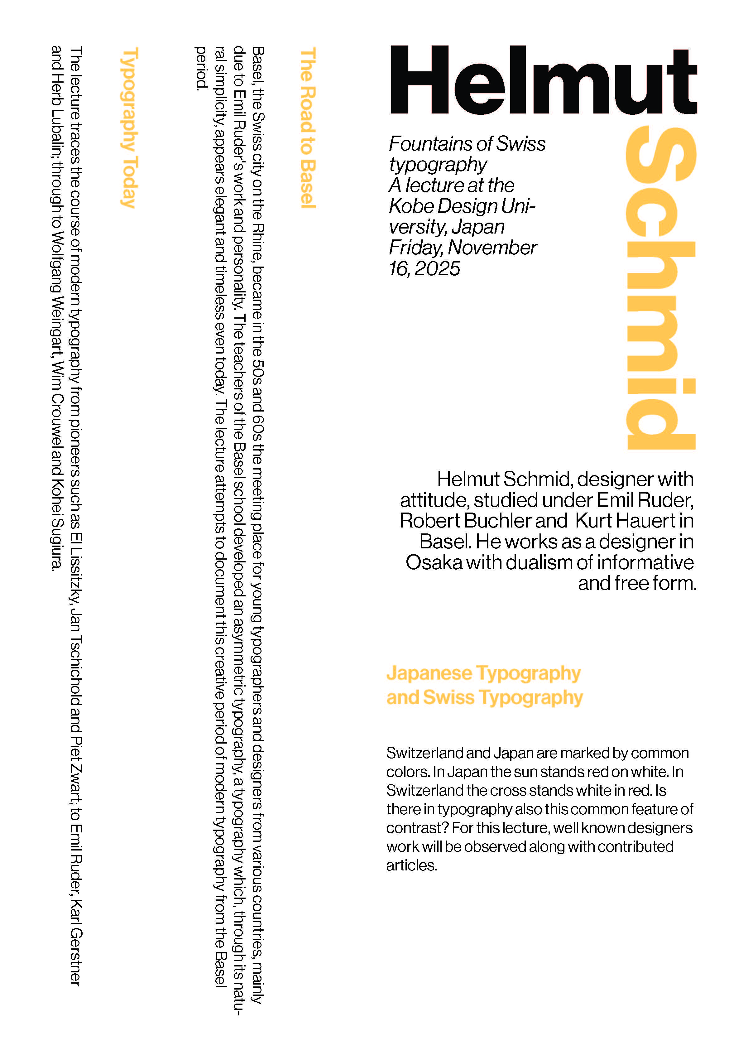 Helmut Schmid Poster