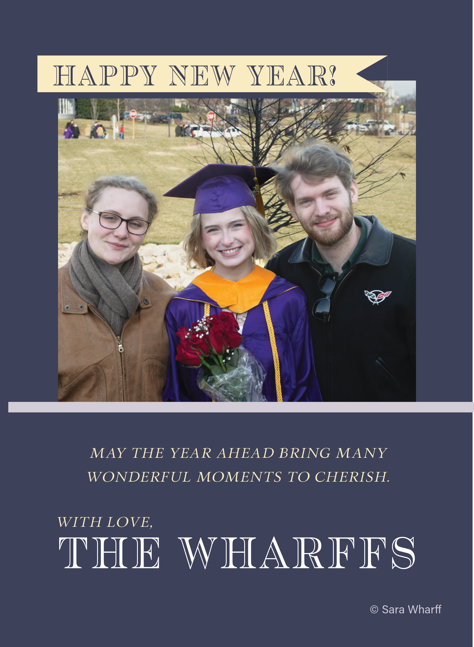 New Years Card (Back)